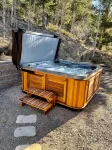 Mountain Retreat with Hot Tub Near State Park - balcony