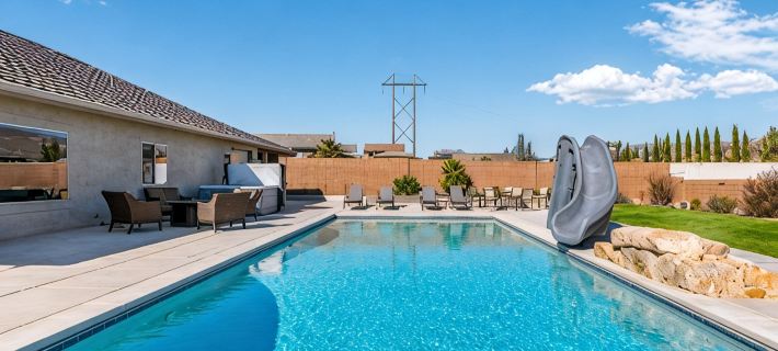Spacious Home with Fire Pit, Hot Tub, Pool + Slide Hotels in La Verkin