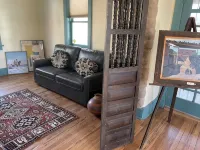 The Cervantes house is a traditional 1800s adobe casa showcasing NM art - Bungalows