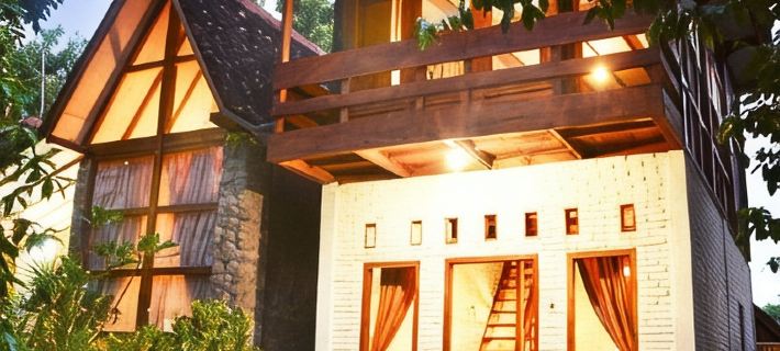 The Riverside Javanese Cottages Hotels in Pakem