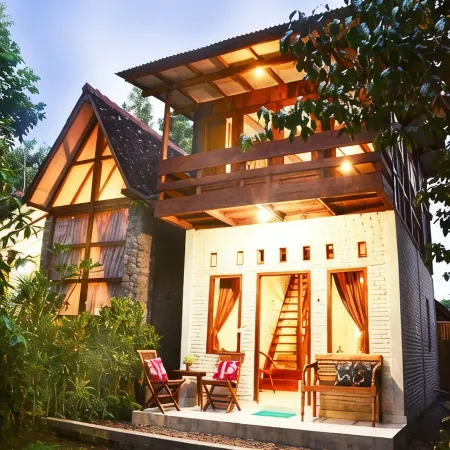 The Riverside Javanese Cottages Hotels in Pakem