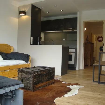 Luxury apartment TIGNES LE LAC 2100m Bec Rouge 53 m2 ski in ski out