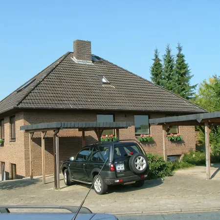 Vacation apartment for up to 8 people, 140 sqm, 2 WCs, directly on the L.Heide nature reserve