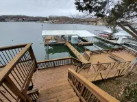 Lake House with Multiple Decks and Large Swim Platform on Private Dock - WiFi