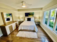 "Luxury waterfront mansion with large pool" Near clear water & sandy beaches !