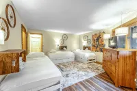 Architectural marvel w/firepit, hot tub, prime location, lounge & bar rooms!