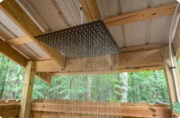 Romantic Cabin Hideaway — Outdoor Rain Shower, Soaking Tub & Fire Pit