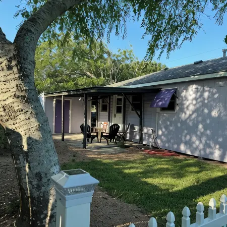 Bay view fisherman's cottage. Located in Seadrift, near Port O' Connor, TX.