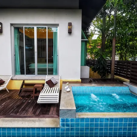 AnB pool villa (Red) with 2BR close to Jomtien beach