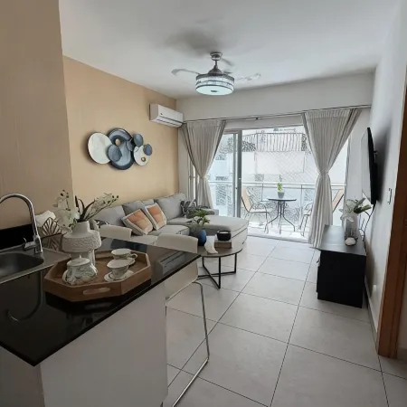 Modern Ocean View 1BR in La Esperilla, Pool, Gym