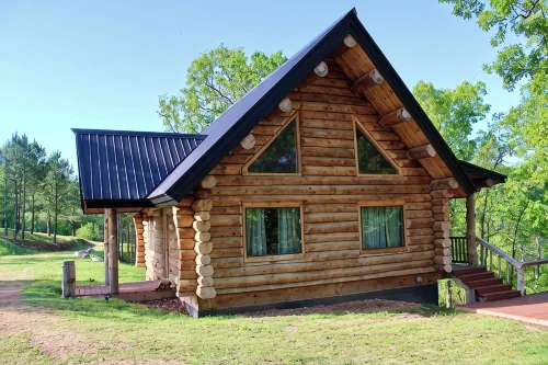 Spring Pond Cabin at White Buffalo Lodge;Family-sized with lake access