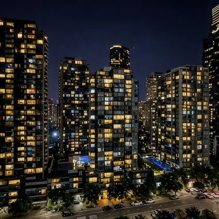 Skyline Stays | Luxury 2B2B High-Rise Suite