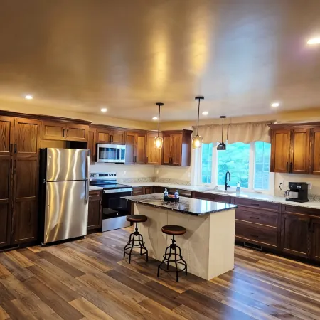 Just Like Home, brand new 2 bedroom rancher with full kitchen.