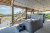 Easy Breezy OBX - New Beautiful Modern Home on the 4x4 w/ Ocean Views & Hot Tub. - 4-Star