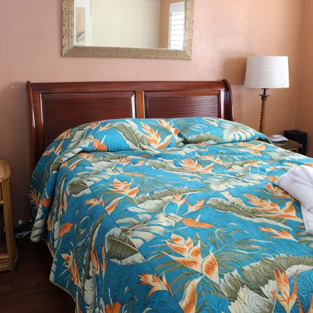 Sunset View of Ocean, 1 BR End Unit on top floor, Elevator Access. Free Wifi.