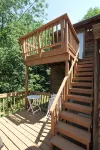 Quaint Stowe Vermont Cabin - شرفة