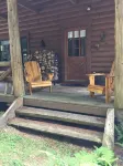 Log Cabin On Quiet Wilderness Lake In Downeast Lakes Region Of Maine - 샬레 호텔