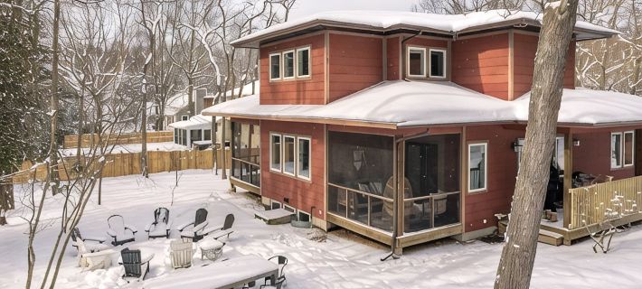 NEW Artistic Modern Cottage/SCREENED Porch/Fire Pit/ Giant Theater/Game RM Hotels in Saugatuck