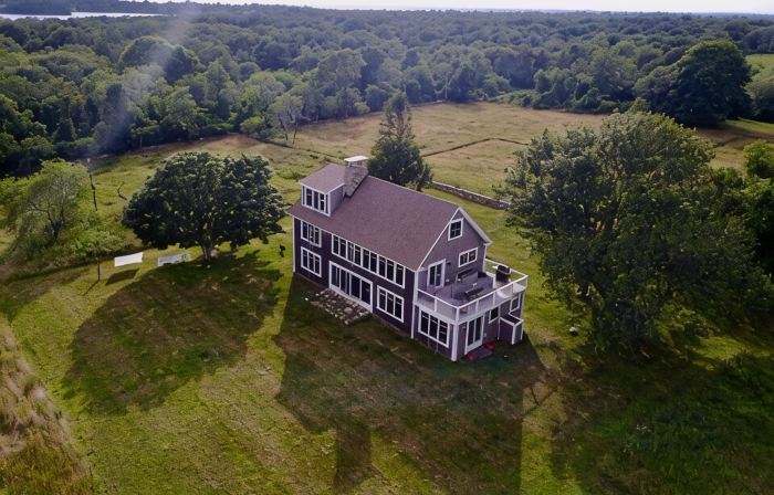 Hope House on Rhode Island's South Shore Sits on 6 Private Acres