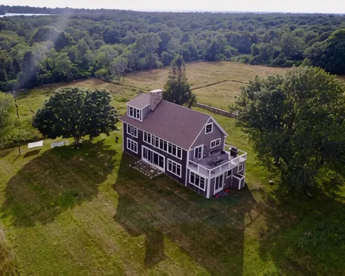 Hope House on Rhode Island's South Shore Sits on 6 Private Acres Hotels in Little Compton