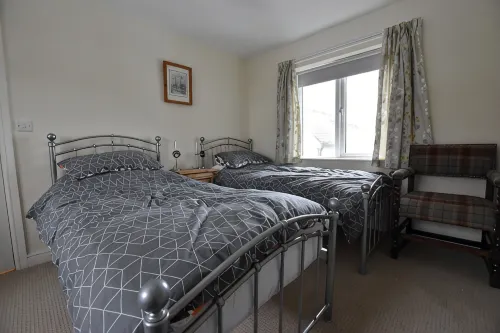 Recently renovated 2 bedroom annexe with open plan living room and kitchen.