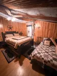 Oberthier Fish Camp on the Lake o the Pines. - Hytter