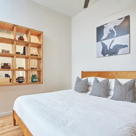 Charming European-style Studio in the Historic Orenge Building, Downtown Durham.