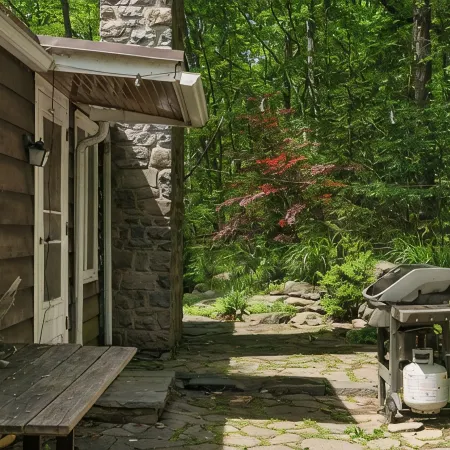 Secluded Cabin Retreat on 6 Acres w/ Fireplace, Trails, Creek & Record Player