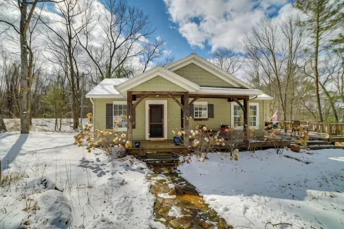 Fish, Hike and Hunt Lakeside Newaygo Cottage - 3-Star