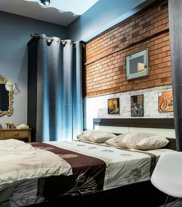 ห้องพักพร้อมห้องอาบน้ำฝักบัวส่วนตัว(เตียงใหญ่)