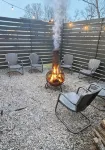 New Cabin ~Hot Tub in Theater~1 Quiet Acre ~Hiking ~Fire Pit ~King Suites - 4-Star