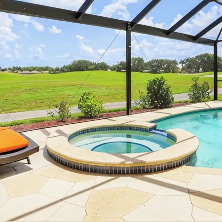 Luxurious home with stunning golf course views and private swimming pool & spa