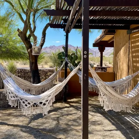 Spacious Joshua Tree Retreat for Large Groups w/ Heated Pool, Hot Tub & Views