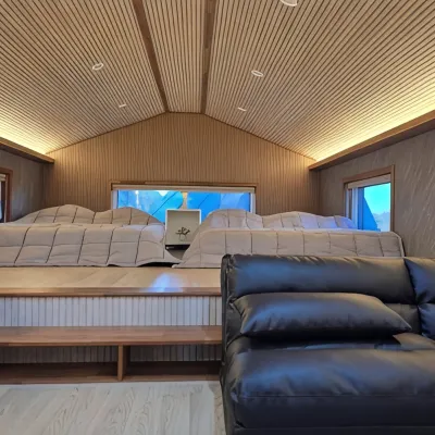 Gangneung Gyeongpo Cabin Pension ファンタジーカップ博物館周辺のホテル