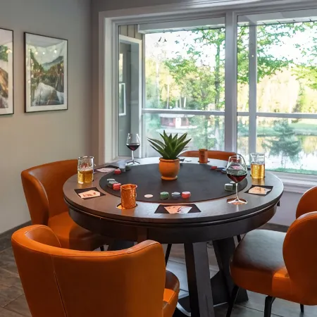 Tranquil Oasis in Trent Lakes w/ Private Ponds, Fire Pit, Game Room & Hot Tub