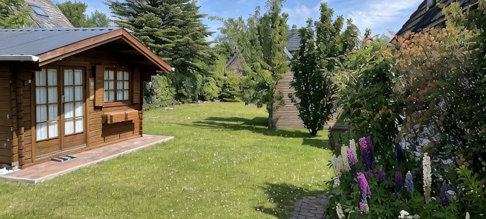 Doppelhaushälfte mit Großem, Sonnigem Garten im Nördlichen Westerland 韋斯特蘭住宿飯店