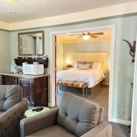 #7 Jacuzzi tub-Balcony- Historic Downtown suite