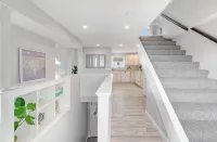 FULLY RENOVATED apt w/water views and deck near beach& marina