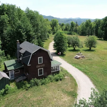 Restored Historic Adirondack Bird Camp Near Gore MT with Lovely Mountain Views