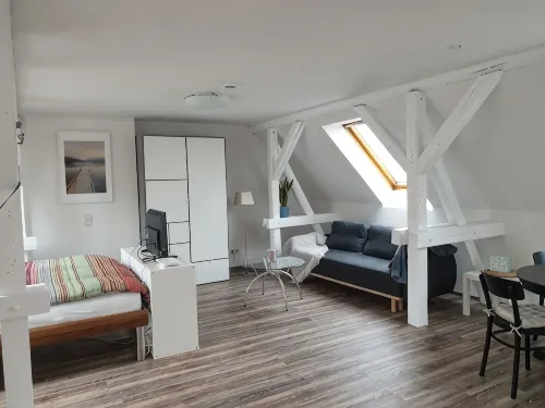One-room apartment above the roofs of downtown Erfurt - 2 ดาว