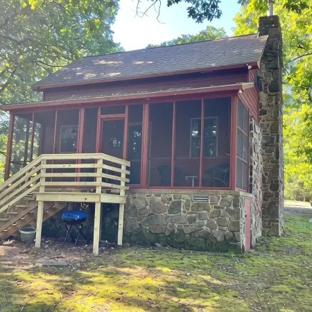 The Stone Cottage! Private with incredible views of the River and Mountains.