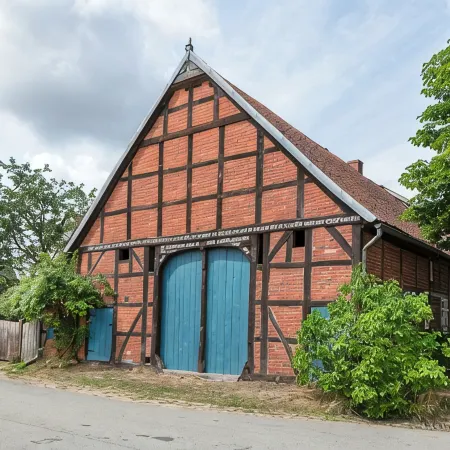 Listed building ensemble in the Rundlingsdorf in Wendland