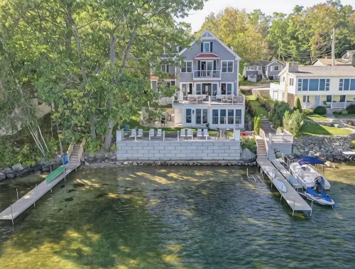 Waterfront Lake Winnipesaukee Luxury Family House with  Private Water-Dock+ More - 부티크