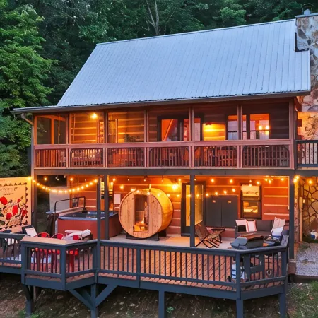 The Wildflower:  Mountain Views, Sauna, Hot Tub, Game Room, Fire Pit, Sleeps 12