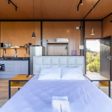 Cabana jacuzzi e vista montanhas VST031