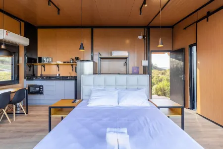 Cabana jacuzzi e vista montanhas VST031