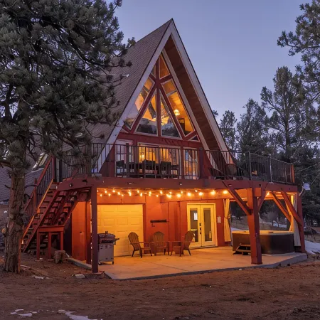 Brand New! A-Frame, Hot Tub, Game Room, Cozy Cabin