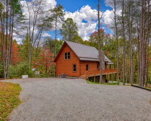 Rose's Retreat Cabin at Trickle Creek Hoteles en Municipio de Marion