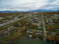 Downtown Wasilla Lakefront Home w/private dock