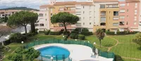 Apartment, swimming pool, park, 2 bedrooms and sleeping area, 6 adults, double terrace - 2星級